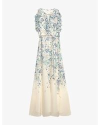 Phase Eight - Rachel Floral-Print Woven Maxi Dress - Lyst