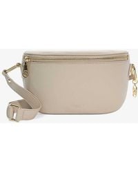 Dune - Dent Small Logo-embossed Faux-leather Cross-body Bag - Lyst