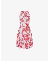 Heidi Klein - Scala Printed Tiered Woven Mini Dress - Lyst