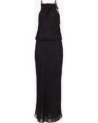 Reformation - X Camille Rowe Beyla Woven Maxi Dress - Lyst