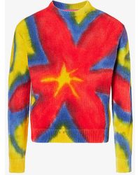 The Elder Statesman - Tie-dye Relaxed-fit Cashmere Jumper - Lyst