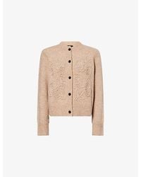 Rails - Coralee Embroidered Knitted Cardigan - Lyst