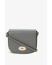 Mulberry Darley Small Leather Cross-body Bag - Grey