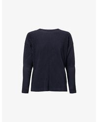 Homme Plissé Issey Miyake - Basics Long-Sleeve Knit Top - Lyst