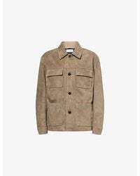 FRAME - Chore Suede Jacket - Lyst