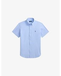 Polo Ralph Lauren - Brand-Embroidered Custom-Fit Cotton-Poplin Shirt - Lyst