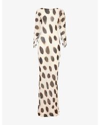 Rat & Boa - Raina Printed Crepe Maxi Dress - Lyst