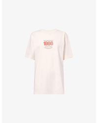 The North Face - Track Graphic-Print Cotton T-Shirt - Lyst