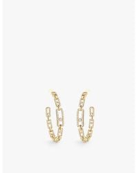 Messika - Move Link Medium 18Ct- And 2.12Ct Diamond Earrings - Lyst