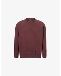 A.PRESSE - Crew-Neck Cotton Sweatshirt - Lyst