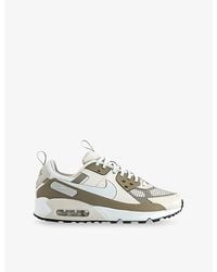 Nike - Air Max 90 Drift Leather And Mesh Trainers - Lyst