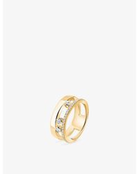 Messika - Move Romane 18Ct And 0.31Ct Diamond Ring - Lyst