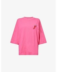 FARM Rio - Spicy Pepper Relaxed-Fit Cotton-Jersey T-Shirt - Lyst