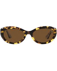 Oliver Peoples - Ov5513su 1969c Round-frame Tortoiseshell-print Acetate Sunglasses - Lyst