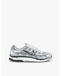 Nike - P-6000 Metallic Colour-Block Mixed-Textile Low-Top Trainers - Lyst