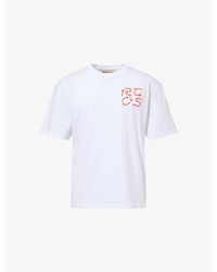 Reese Cooper - Paint Stroke Short-Sleeve Cotton-Jersey T-Shirt - Lyst