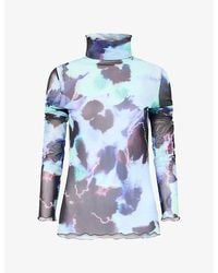 Rat & Boa - Sole Floral Mesh Top - Lyst