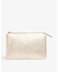 Whistles - Elita Leather Clutch Bag - Lyst