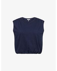 Rag & Bone - Mica Bubble-Hem Cotton Top - Lyst