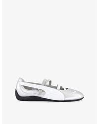 PUMA - Speedcat Ballet Metallic-Leather Low-Top Trainers - Lyst