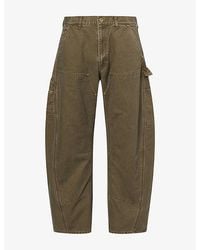 KHOKI - 3D Cutting Painter Cotton Jeans - Lyst