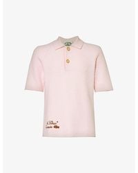 Lacoste - Le Fleur* X Logo-embroidered Regular-fit Wool-knit Polo Shirt X - Lyst