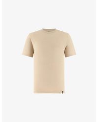 BOGGI - Crewneck Regular-Fit Stretch-Linen T-Shirt - Lyst