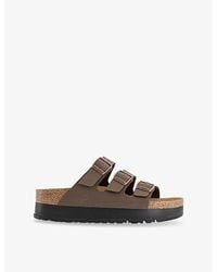 Birkenstock - Florida Iii Flex Platform Faux-Leather Sandals - Lyst