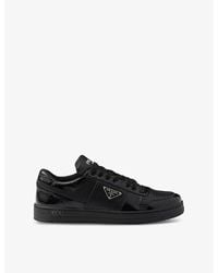 Prada - Downtown Leather Low-Top Trainers - Lyst