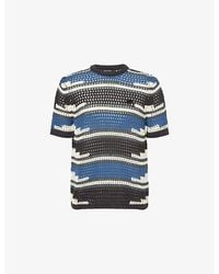 Daily Paper - Kente Striped Knitted Cotton Top - Lyst