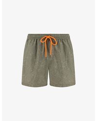 BOGGI - Paisley-Print Drawstring Swim Shorts - Lyst