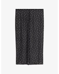OMNES - Sumba Polka-Dot Mesh Sheer Midi Skirt - Lyst
