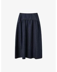 COS Utility A-line Maxi Skirt in Blue | Lyst