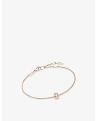 Piaget - Possession 18Ct Rose- And 0.02Ct Brilliant-Cut Diamond Bracelet - Lyst