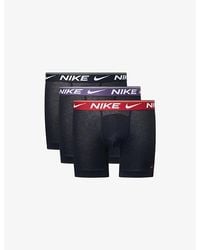 Nike - Dri-Fit Ultra Comfort Pack Of Three Jersey Boxer Briefs - Lyst