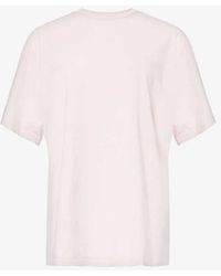 ROTATE SUNDAY - Brand-embroidered Oversized Organic Cotton-jersey T-shirt - Lyst