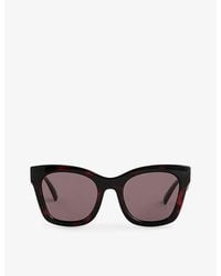 Le Specs - Showstopper Cat-eye Acetate Sunglasses - Lyst