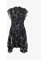 allsaints luca eira dress