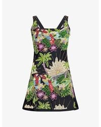 Oceanus - Pandora Luxe Hand-Beaded Mini Dress - Lyst