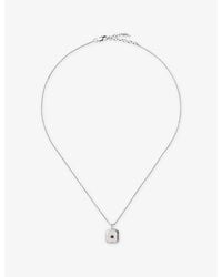 Missoma - January Birthstone Sterling- And Crystal Pendant Necklace - Lyst