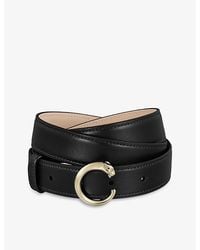 Cartier - Panthère De Large Buckled Leather Belt - Lyst