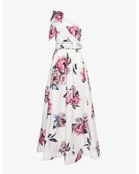 Rebecca Vallance - Aveline Floral-pattern Woven Gown - Lyst
