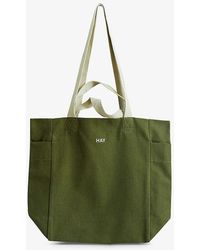 Hay - Everyday Logo Text-print Organic-cotton Tote Bag - Lyst