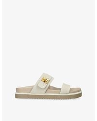 Steve Madden - Take Two Suede Sandals - Lyst