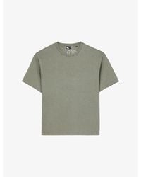 The Kooples - Logo-Print Short-Sleeve Cotton T-Shirt - Lyst