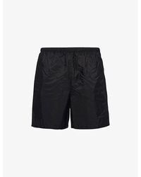 Prada - Triangle-Logo Re-Nylon Swim Trunks - Lyst