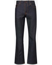 Nudie Jeans - Rad Rufus Brand-patch Relaxed-fit Straight-leg Jeans - Lyst