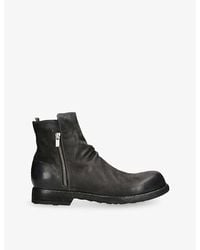 Officine Creative - Bulla Side-Zip Leather Ankle Boots - Lyst