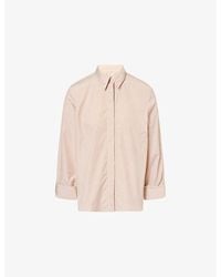 Twp - Boyfriend Striped Cotton-Poplin Shirt - Lyst