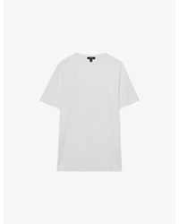 Reiss - Count Crewneck Short-Sleeve Cotton T-Shirt - Lyst